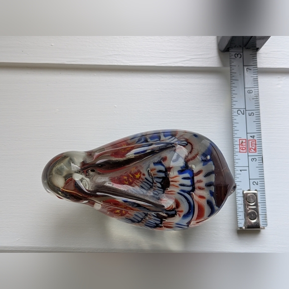 Vintage Art Glass Rabbit Paperweight - Picture 3 of 6